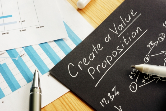 create a value proposition text