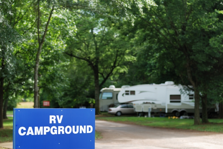 rv campground signage